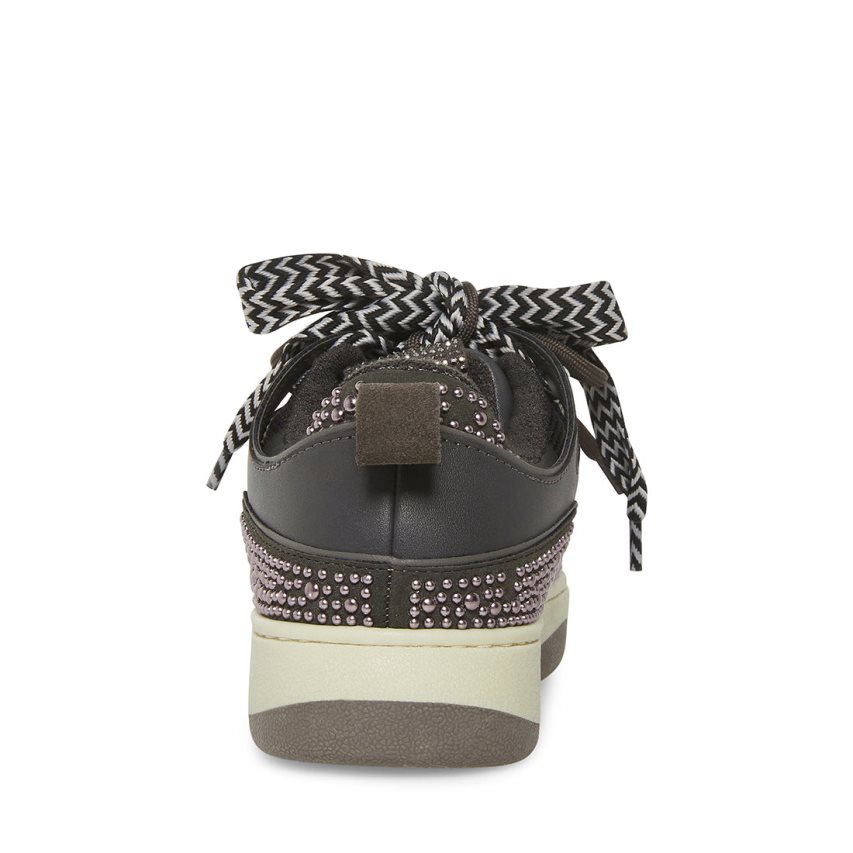 Black Steve Madden Roaring Women's Sneakers | PH 5168SVC